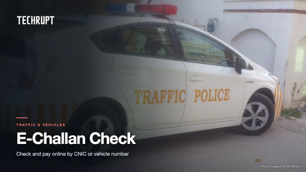 E-Challan check online in Pakistan – TechRupt cover